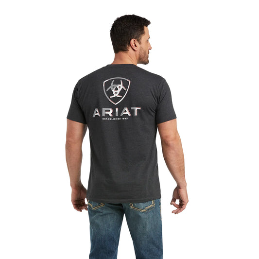 Ariat Glitch T-Shirt Charcoal Heather