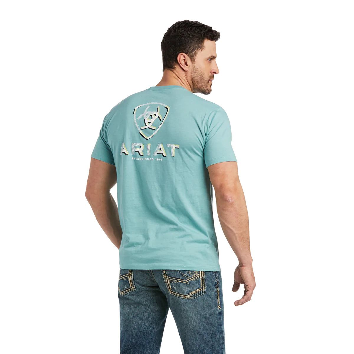 Ariat Glitch T-Shirt Blue Heather