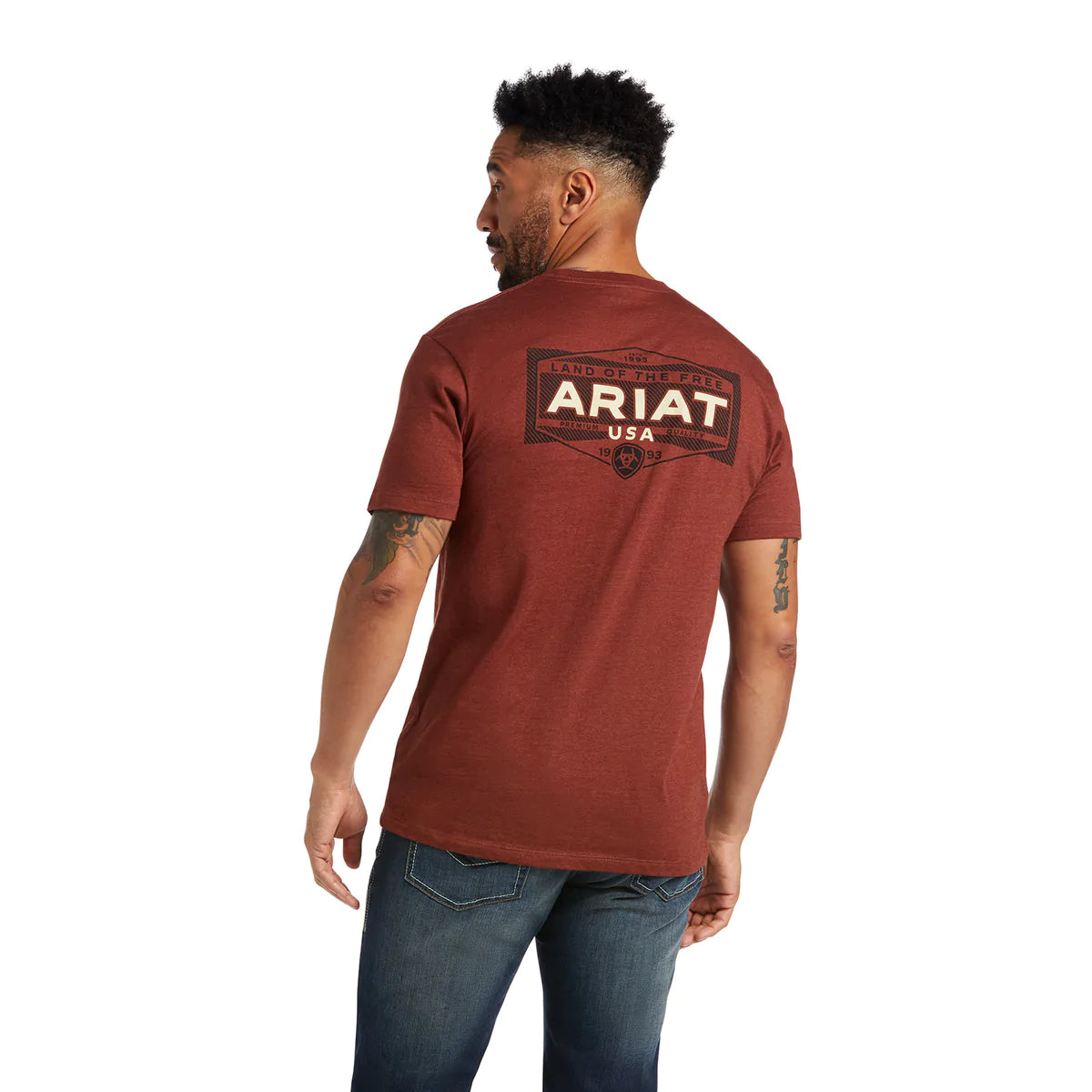 Ariat Land T-Shirt Rust Heather