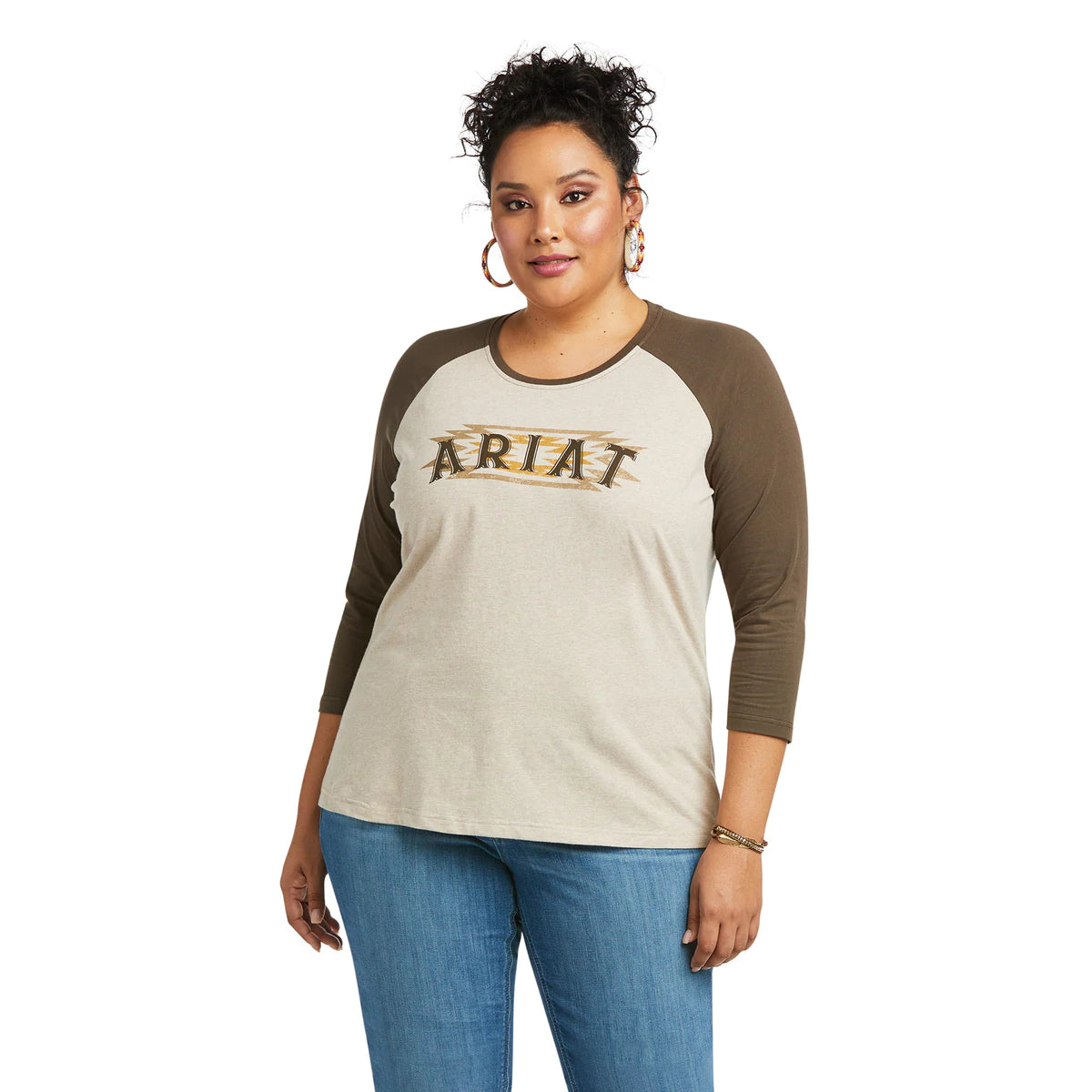 Ariat REAL Southwest Baseball Tee