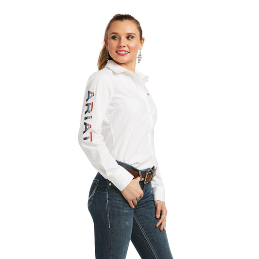 Team Kirby Stretch White Team Serape Shirt