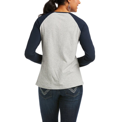 REAL Ariat Graphic Tee Heather Grey
