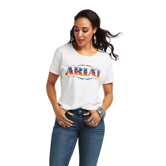 Ariat Wordmark Tee White