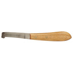 Professional Hoof Knife Single Edge w/Wooden Handle