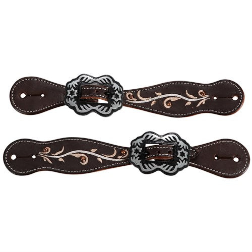 Fort Worth Rustic Beauty Spur Straps