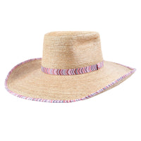 Sunbody Hat Ava Oak/ Pink Chevron