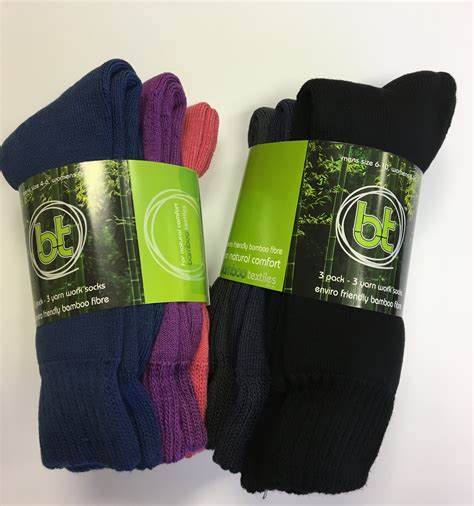 Socks Bamboo 3 Yarn 3 Pack Ass Colours