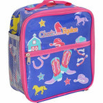 Classic Equine Lunch Box Blue