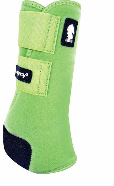Classic Equine Legacy 2 Lime Green Front Boots Med