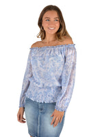 Pure Western Ladys Danielle Blouse 20% OFF