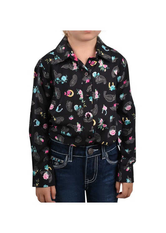 Pure Western Girls Ellie L/S Shirt