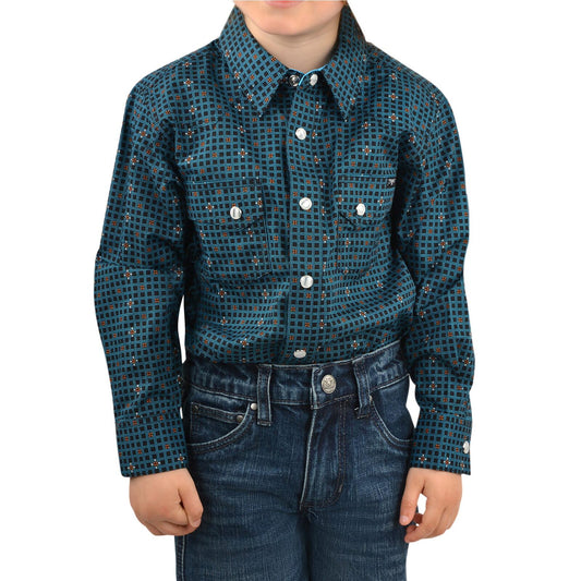 Pure Western Boys George L/S Shirt