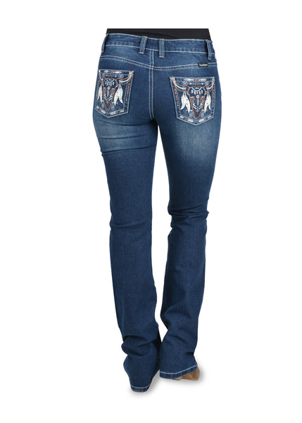 Pure Western Womens Bettina Relaxed Rider Jean