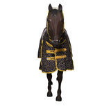 Kozy 1200D Nylon Horse Rug Combo - Black Emoji