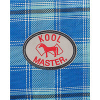 Kool Master PVC Shade Mesh Horse Rug Combo - Blue