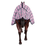 Kool Master PVC Shade Mesh Horse Rug Combo - Pink/Navy