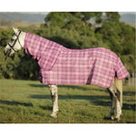 Kool Master PVC Shade Mesh Horse Rug Combo - Pink/Purple