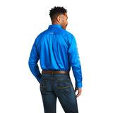 Ariat Mens Team Logo Twill Classic Fit Shirt - DIRECTOIRE BLUE STRIPE