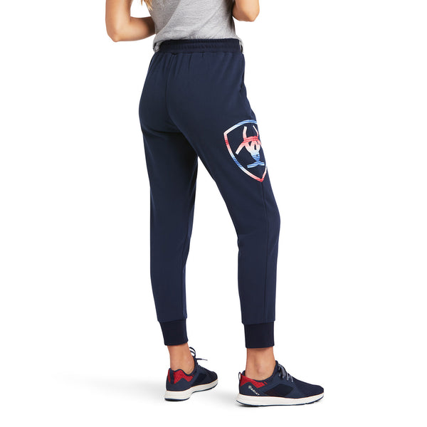Ariat Womens Real Jogger Sweatpants Navy