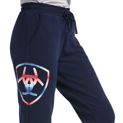 Ariat Womens Real Jogger Sweatpants Navy