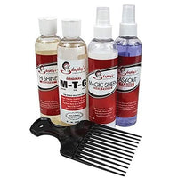 SHAPLEY'S Grooming Kit Containing Easy-Out, Magic Sheen, Hi Shine, Original MTG & Super Tail Pick