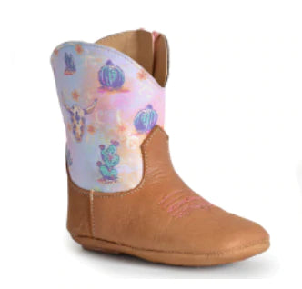 Roper Infant Cowbaby Desert Tan Leather