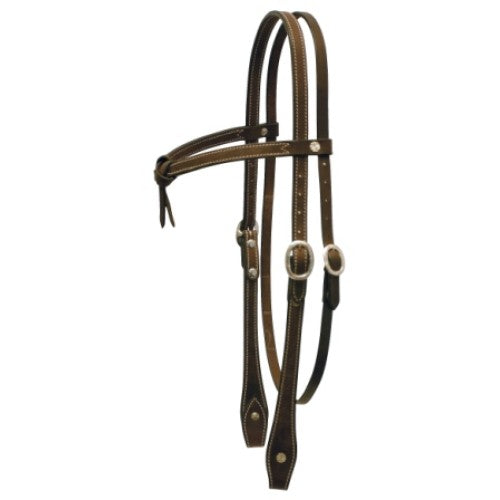 Texas-Tack Knotted Brow Headstall