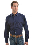 Wrangler Mens BARRINGTON Shirt Navy