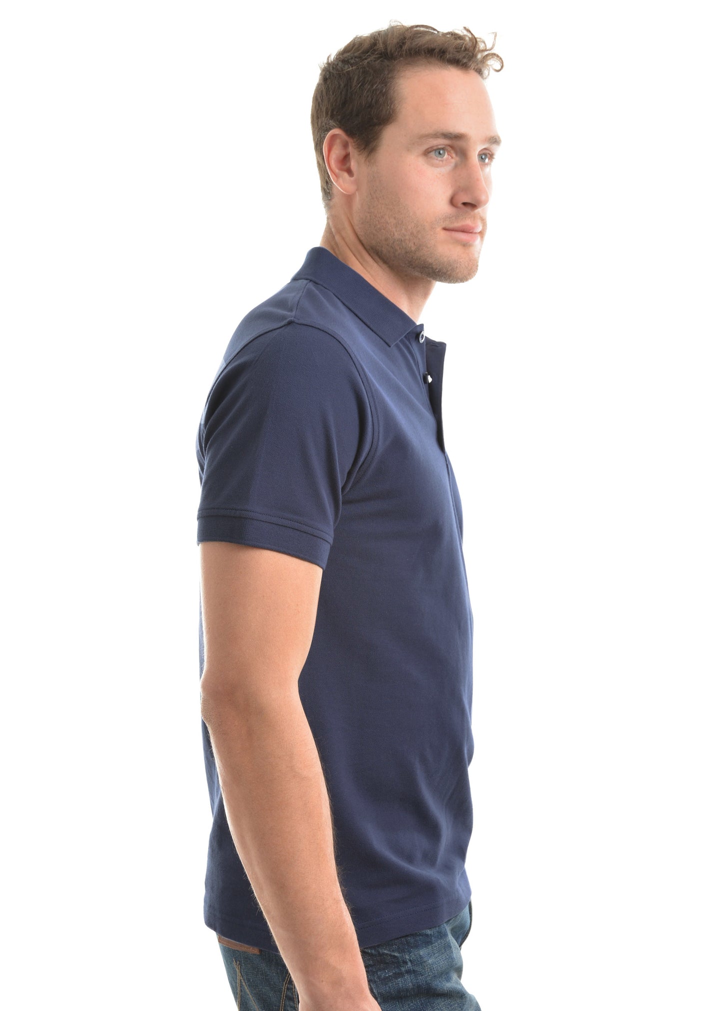 Wrangler Mens Benson S/S Polo Navy