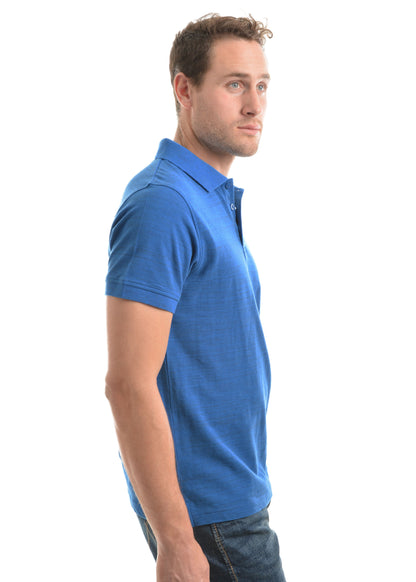 Wrangler Mens Benson S/S Polo Royal Marle