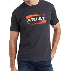 Ariat Boys Octane Stack SS Tee Charcoal Heather