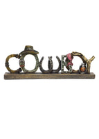 Cowboy Decor Stand