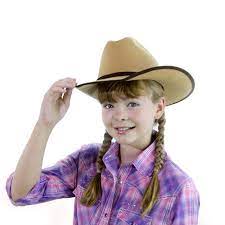 Hat - Western - Kids Felt Covered Dallas - "Tan Suede"