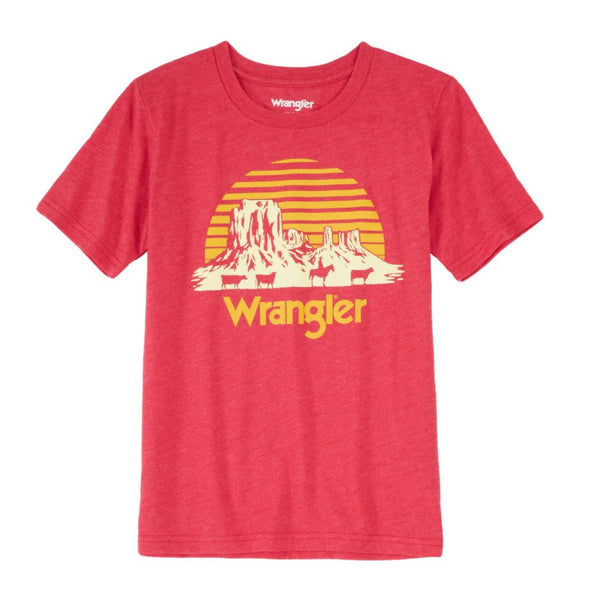 Wrangler Boys Red Tee