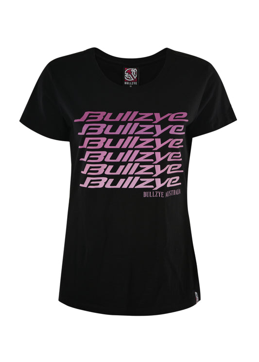 Bullzye women's Fade crew neck tee