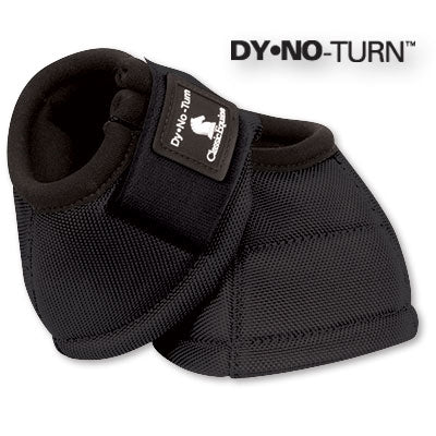 CLASSIC EQUINE NO-TURN BELL BOOTS BLACK