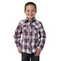 Wrangler Boys Retro L/S Shirt | Red/Tan