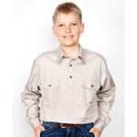 Just Country Boy Lachlan Workshirt STONE