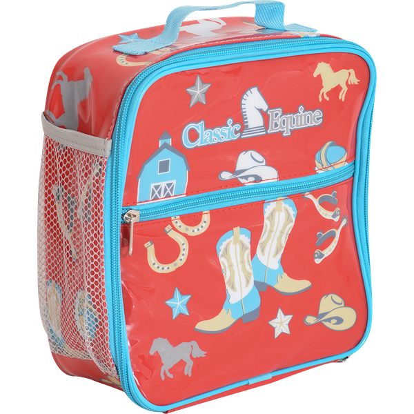 Classic Equine Lunch Box Red