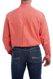 Cinch Men's Orange/White Shirt