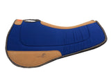 Contoured Wool/Felt with Leather wear pads - Royal Blue