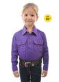 Thomas Cook KIDS HEAVY COTTON DRILL HALF PLACKET L/S SHIRT